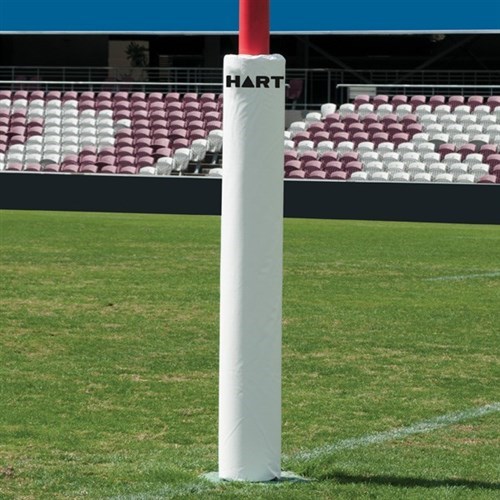 HART Round Rugby Post Pads - 25cm