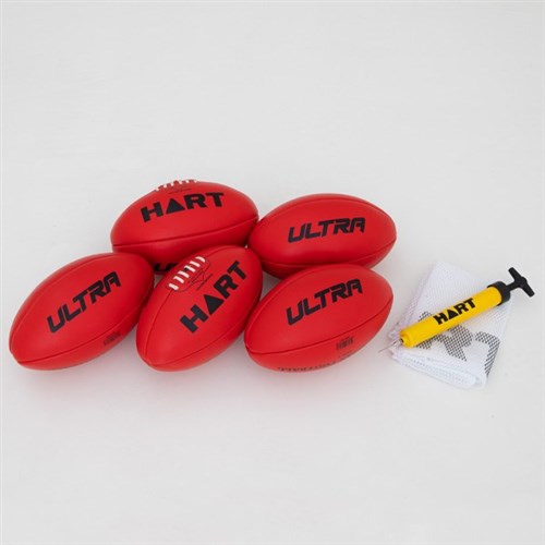 HART Ultra AFL Ball Pack Red - Size 3